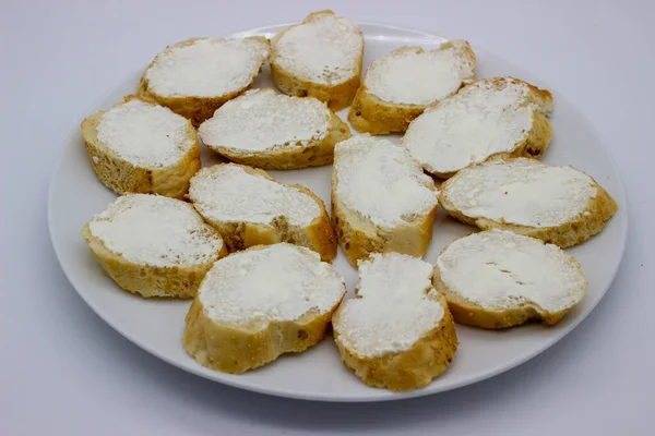 小麦パンのサンドイッチにクリームチーズ — ストック写真