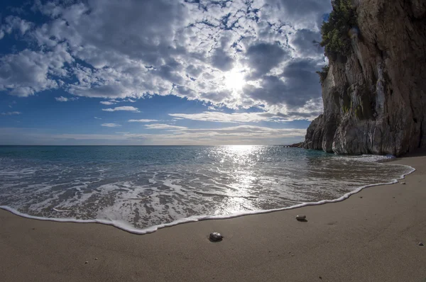 Plaj ile büyülü ışık — Stok fotoğraf