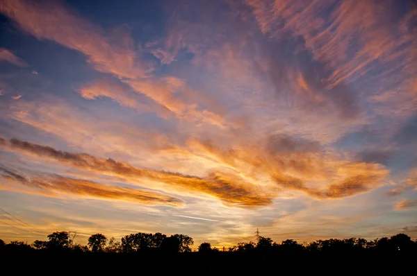 Niebo zachód słońca — Zdjęcie stockowe