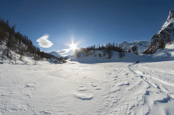 Paisagem inverno — Fotografia de Stock