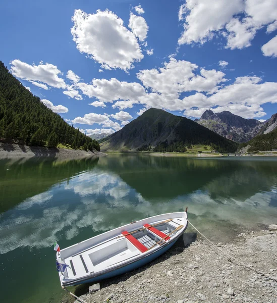 Lago di Livigno . — Foto Stock