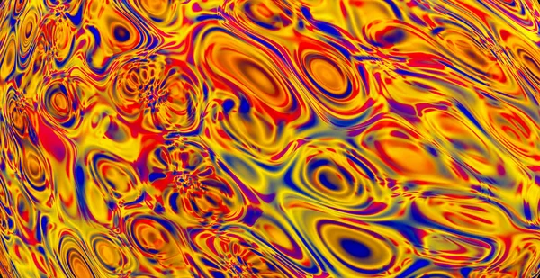 Canlı renkler ve yumuşak şekillerde soyut desen.