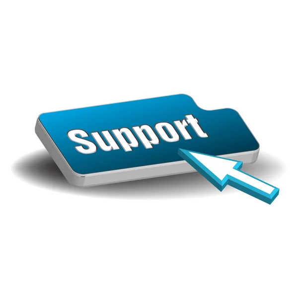 Bouton Support — Image vectorielle