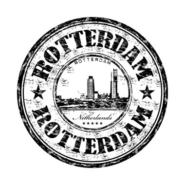 Rotterdam grunge lastik damgası