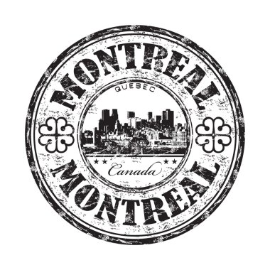 Montreal grunge lastik damgası