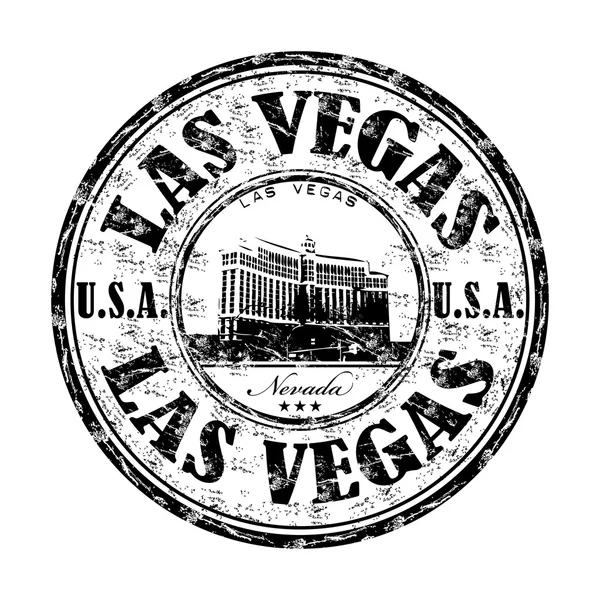 Las vegas Grunge Gummistempel — Stockvektor