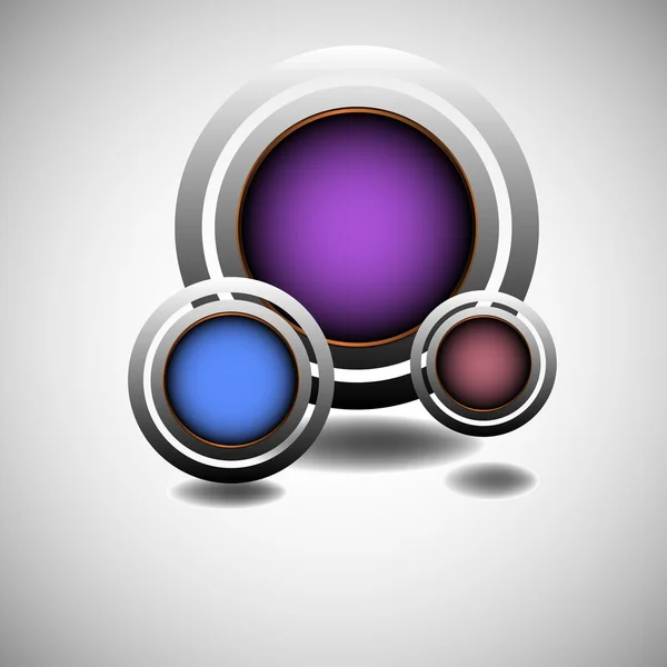 Trois cercles — Image vectorielle