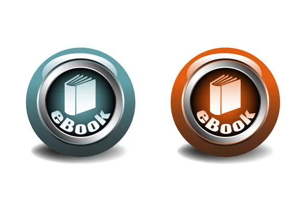 Ebook buttons — Stock Vector