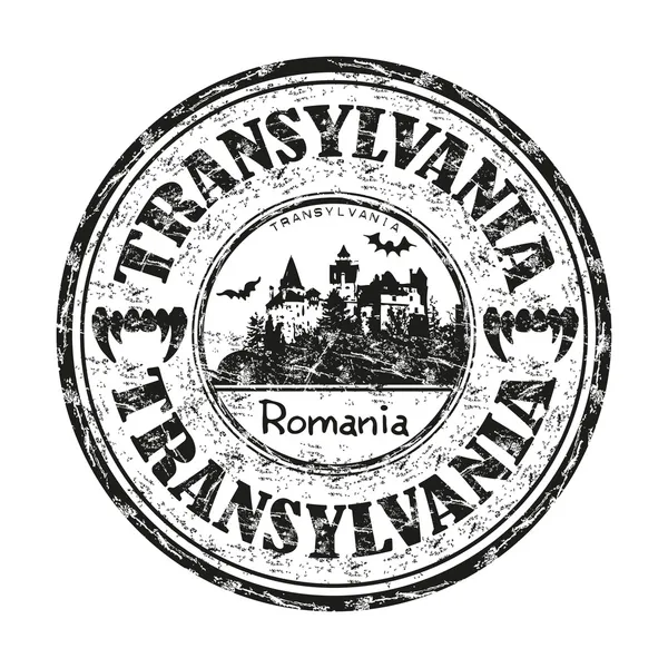 Sello de goma grunge Transilvania — Vector de stock