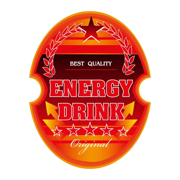 Bebida energética — Vector de stock