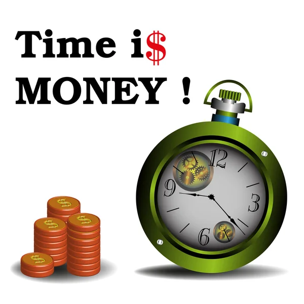 Time is money — Stock Vector