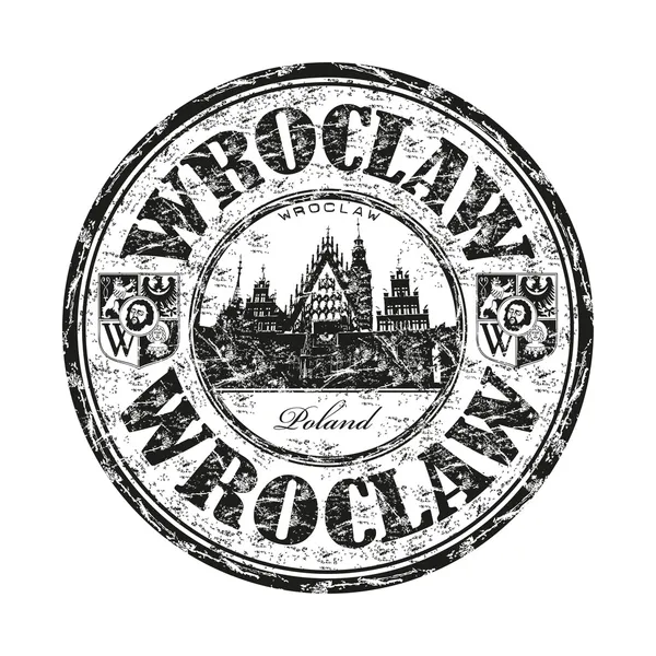 Wroclaw Rubberstempel — Stockvector