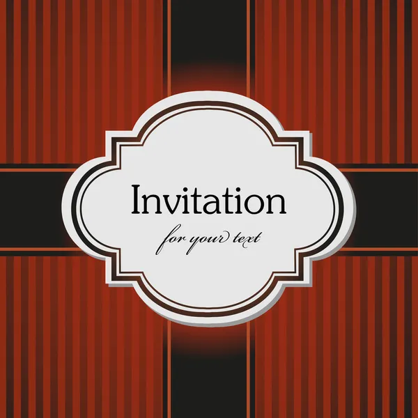 Invitation — Stock Vector
