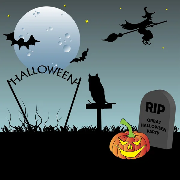 Halloween party — Stock Vector
