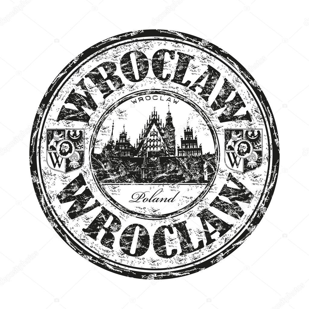 Wroclaw rubber stamp