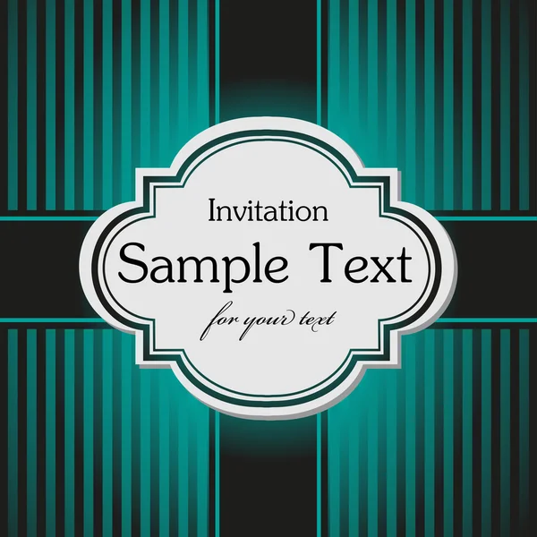 Invitation — Stock Vector