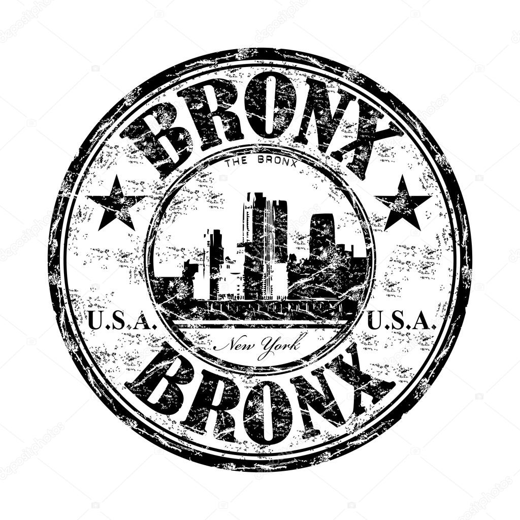 Bronx grunge rubber stamp