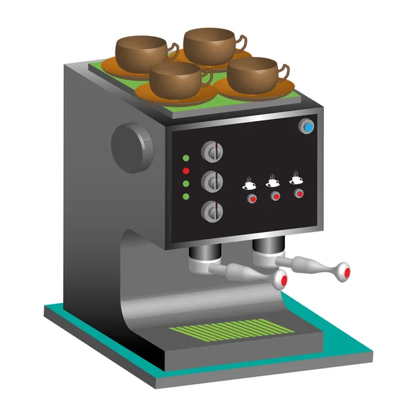 Coffee machine — Stock Vector