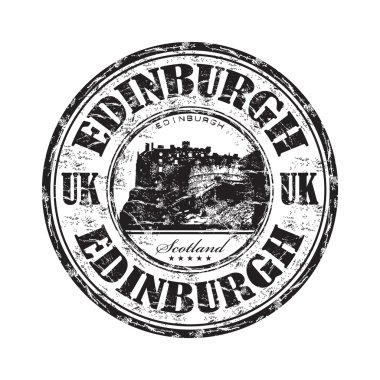 Edinburgh grunge lastik damgası