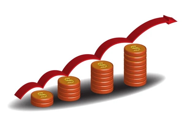 Preços crescentes —  Vetores de Stock