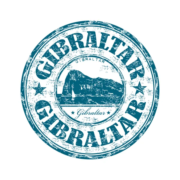 Gibraltar grunge Rubberstempel — Stockvector