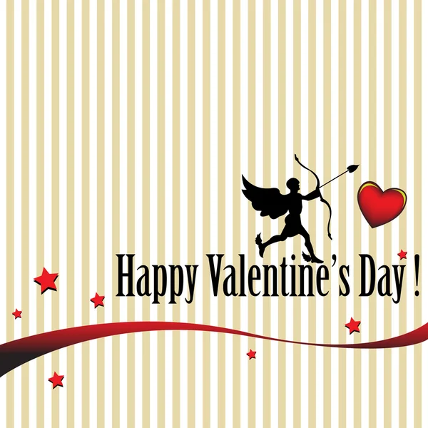 Fijne Valentijnsdag. — Stockvector