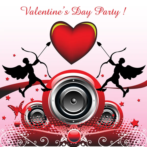 Valentine's Day Party — Stock Vector