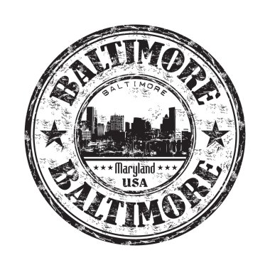 Baltimore grunge lastik damgası