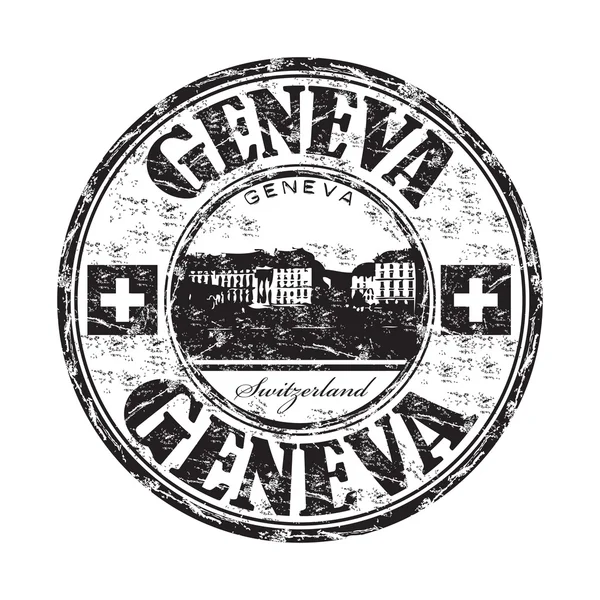Geneva grunge rubber stamp — Stock Vector