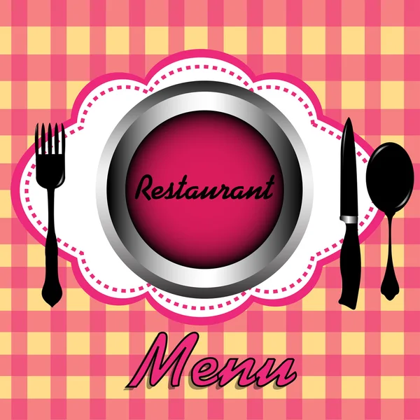 Restaurang Meny — Stock vektor