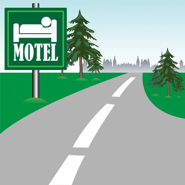 Motel teken — Stockvector
