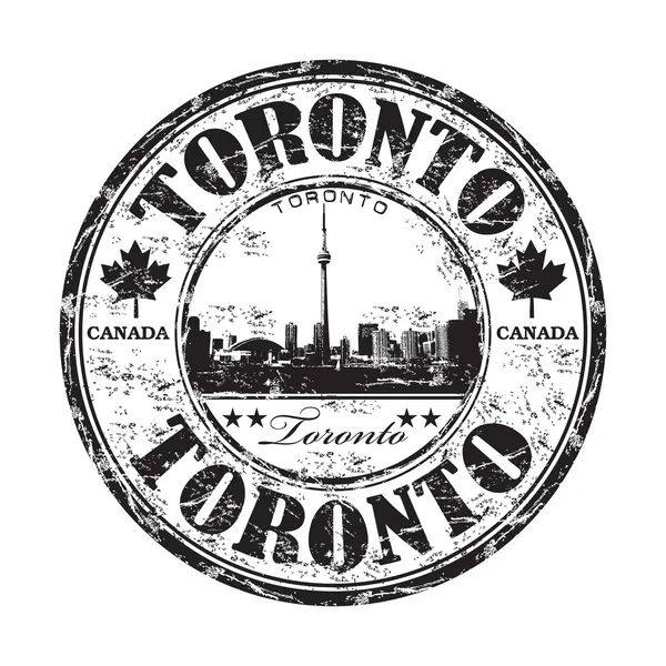 Toronto grunge lastik damgası — Stok Vektör