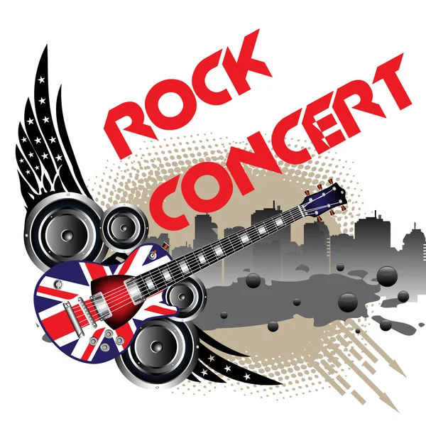 Concert rock — Image vectorielle