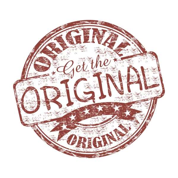 Obtener el sello original — Vector de stock