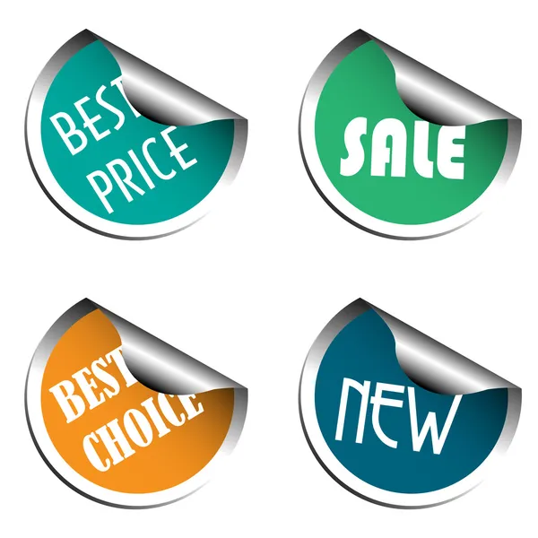 Sale badges — Stock Vector