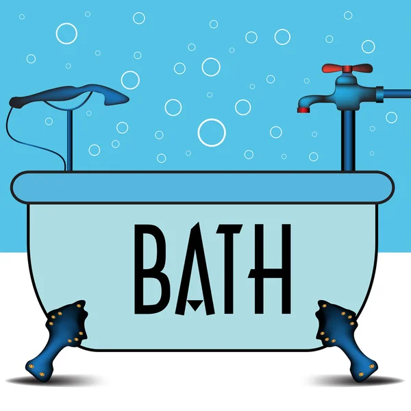 Bathtub — Stock Vector