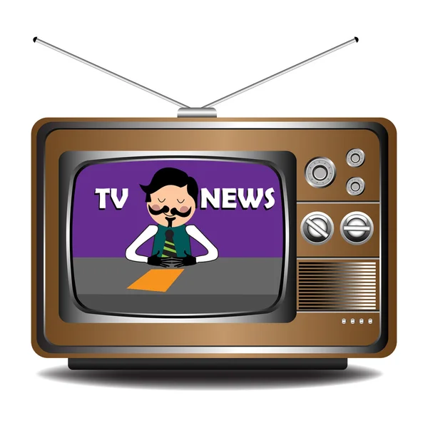TV news — Stock Vector