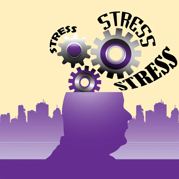 Стресс — стоковый вектор