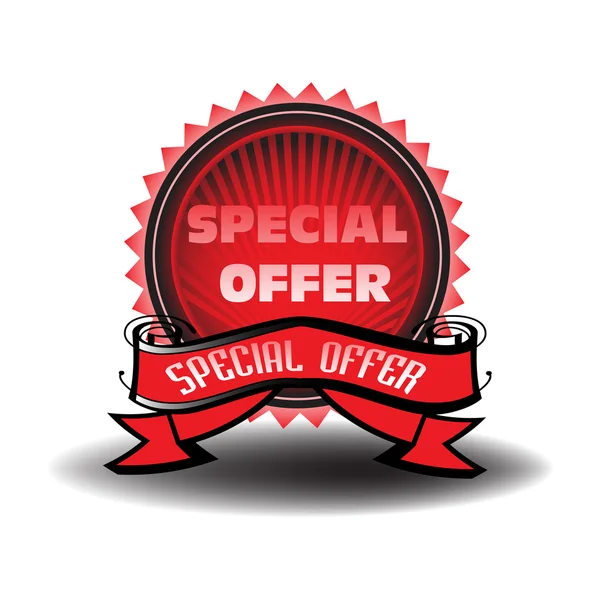 Speciale aanbieding badge — Stockvector