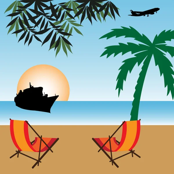 Vacaciones — Vector de stock