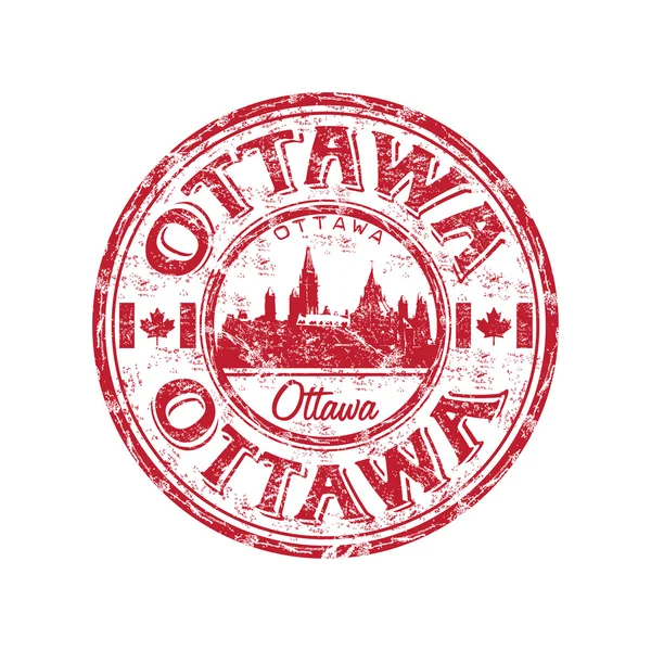 Ottawa grunge rubber stamp — Stock Vector