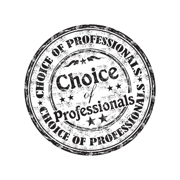 Choice of professionals — Stock Vector