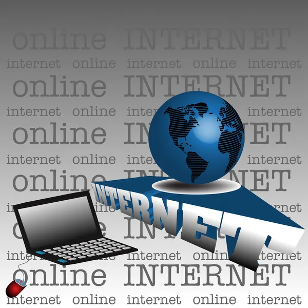 Internet — Stock Vector