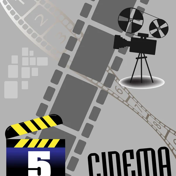 Tema de cine — Archivo Imágenes Vectoriales