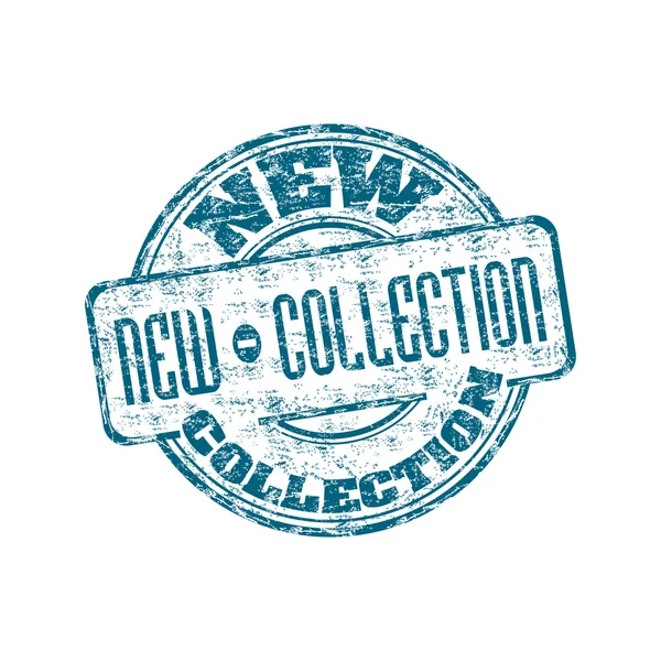 Nueva colección sello de goma — Archivo Imágenes Vectoriales