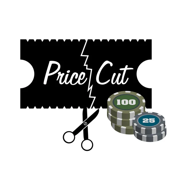 Price cut — Stock Vector