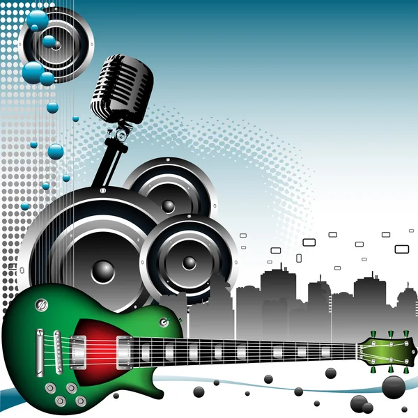 Music theme — Stock Vector