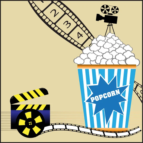 Popcorn — Stockvector
