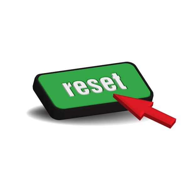 Reset button — Stock Vector