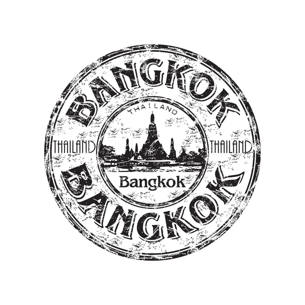 Bangkok Grunge Stempel — Stockvektor
